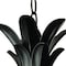 Homeroots 21 x 9.5 x 9.5 in. Lanai 3-Light Black Coral Hanging Light 398016 - alternate 2